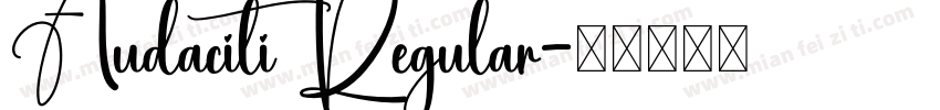 Audaciti Regular字体转换